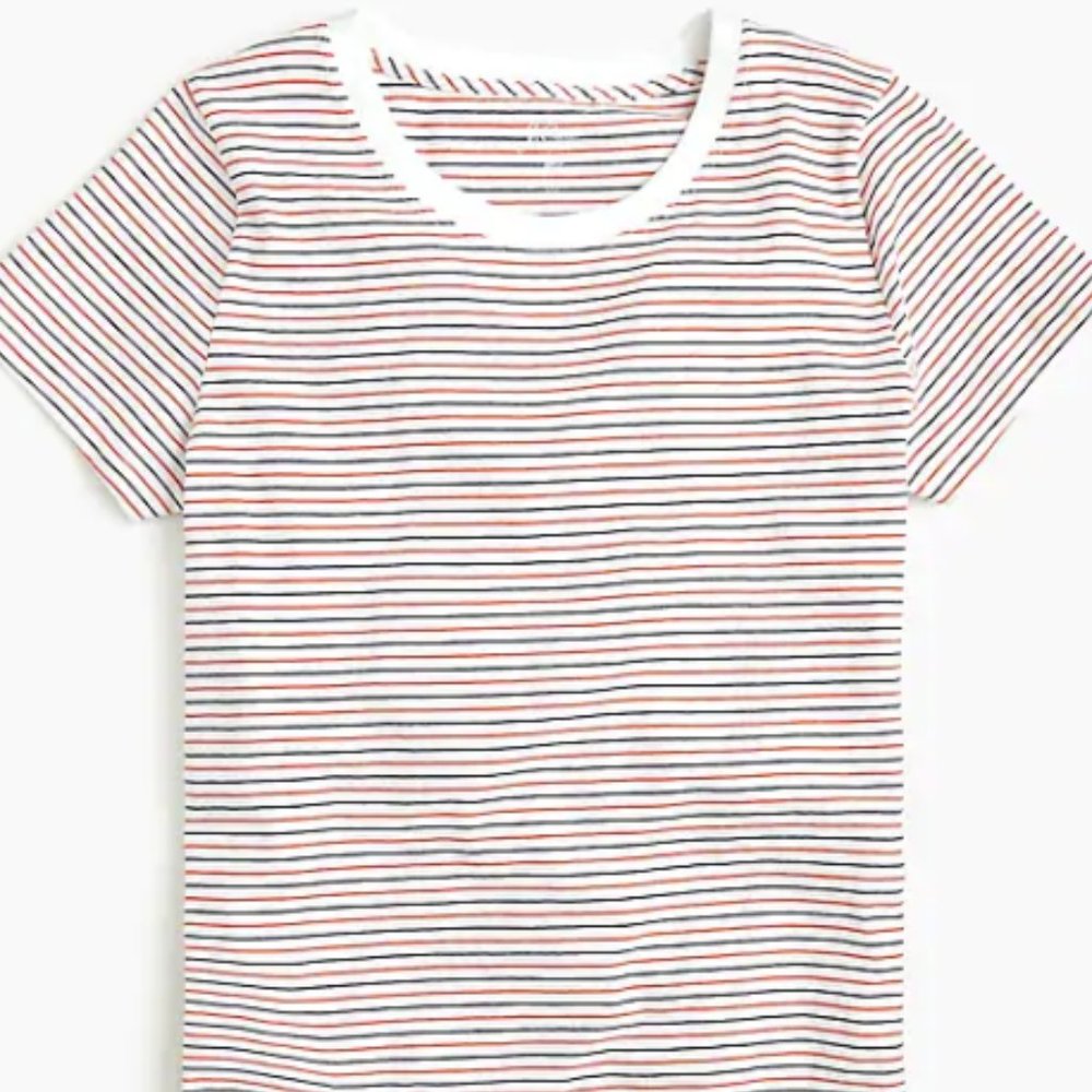 J. Crew Striped Essential T-shirt Small